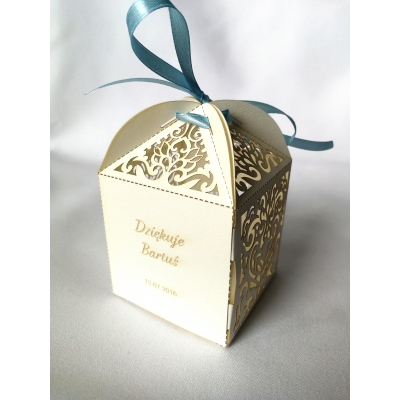 Pudełko wienietka -podziękowanie 2w1