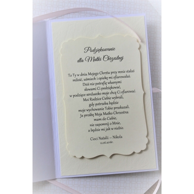 Podziękowania Rodzicom Chrzestnym 02